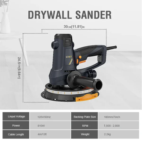 Alçıpan Zımpara Makinesi MS810 - MaxXT