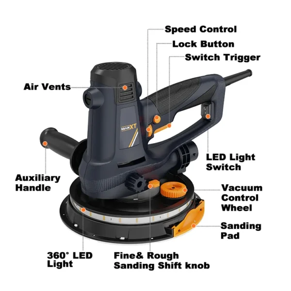Alçıpan Zımpara Makinesi MS810 - MaxXT
