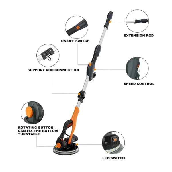 Alçıpan Zımpara Makinesi MLS820B - MaxXT